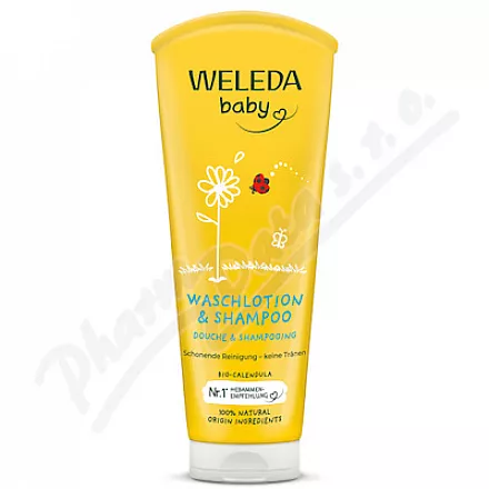 WELEDA baby Měsíčkový mycí krém a šampon 200ml