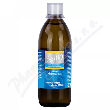 Koloidní stříbro Ag100 40ppm 500ml