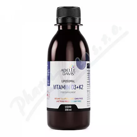 Adelle Davis Liposomal vitamin D3+K2 200ml