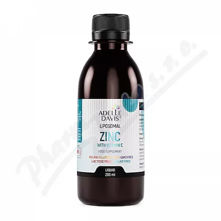 Adelle Davis Lipozomální zinek+vit.C 200ml