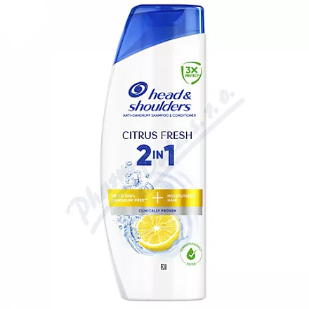 H&S Citrus Fresh šampon 2v1 400ml - vlasová péče,péče o vlasy,