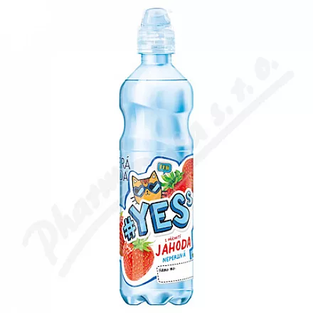 Dobrá voda YESs Jahoda neperlivá 0.5l