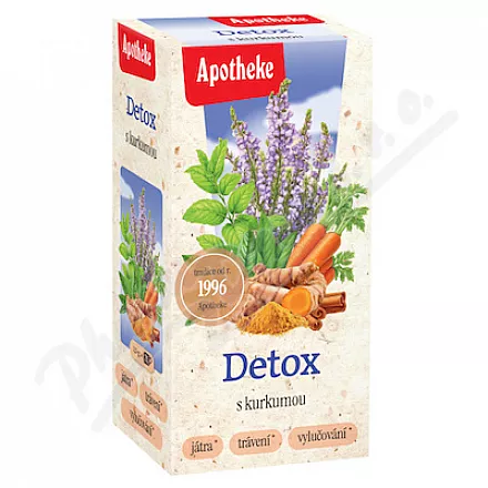 Apotheke Detox s kurkumou čaj 20x1.5g
