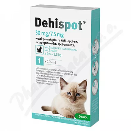 Dehispot 30mg/7.5mg spot-on 1x0.35ml - Veterinární přípravky a potřeby pro vaše mazlíčky.
