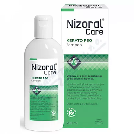 Nizoral Care Kerato PSO šampon 200ml - vlasová péče,péče o vlasy,