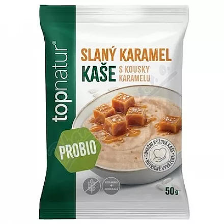 Topnatur Probio rýžová kaše slaný karamel 50g