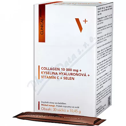 Clinical Collagen+k.Hyal.+vit.C+sel.mango30x10.45g