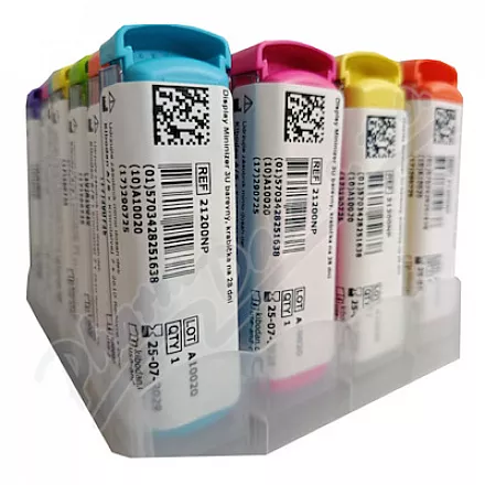 Dávkovač na léky denní různé barvy