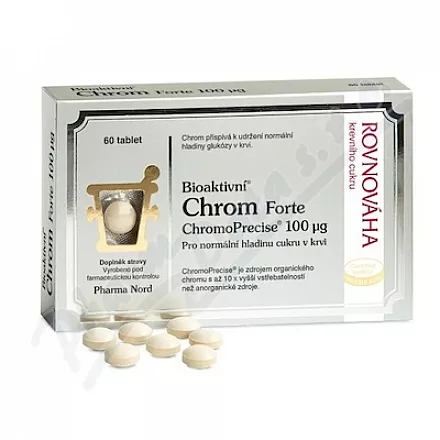 Pharma Nord Bioaktivní Chrom FORTE 100mcg tbl.60