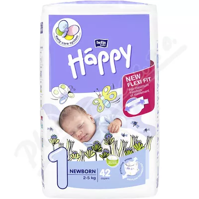 Bella Happy New Born dětské pleny 2-5 kg/42ks