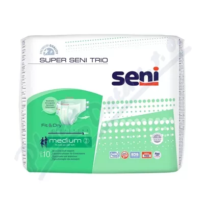 Seni Super Trio Medium incon.diaper.calh.10pcs