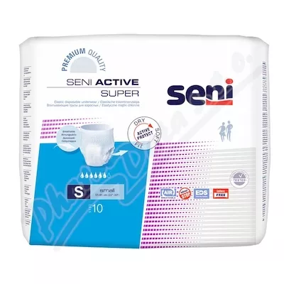 Seni Active Super Small Pieluchomajtki na nietrzymanie moczu 10szt