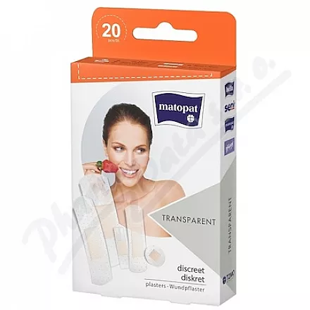 Matopat Przezroczysty plaster 20szt