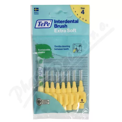 TePe ExtraSoft rozmiar 4 żółte 8szt 122255