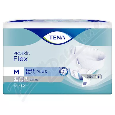 TENA Flex Plus Medium Rajstopy przeciw nietrzymaniu moczu z paskiem 30szt 723230