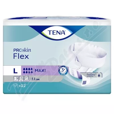 TENA PROskin Flex Maxi L ink.panty.belt.22pcs 725322