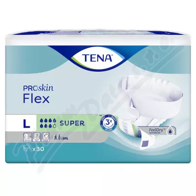 TENA Flex Super Large atramentowe majtki ze ściągaczem 30szt724330