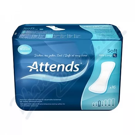 WKŁADKI CHŁONNE ATTENDS SOFT MINI LONG 1