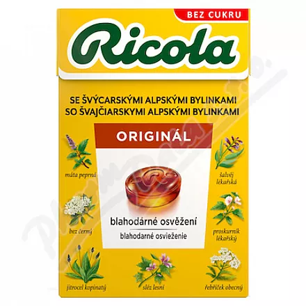 RICOLA Herbal Original bez cukru 40g