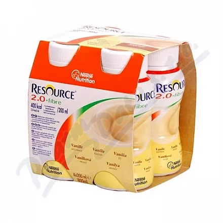 Resource 2.0kcal Fibre Vanilla por sol.4x200ml