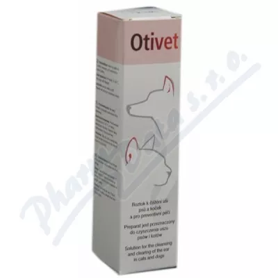 OTIVET  75ml roztok k čištění uší psů a koček - Veterinární přípravky a potřeby pro vaše mazlíčky.