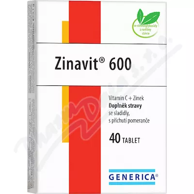 Zinavit 600 tabletki do ssania 40 szt Generica