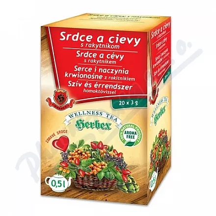 HERBEX Serce i naczynia krwionośne z rokitnikiem n.s.20x3g