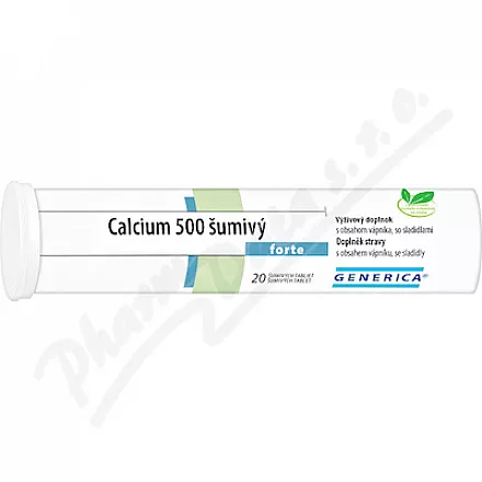 Calcium 500 effervescent forte Generica eff.tbl.20