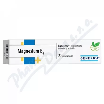 Magnesium B6 eff.tbl.20 Generica