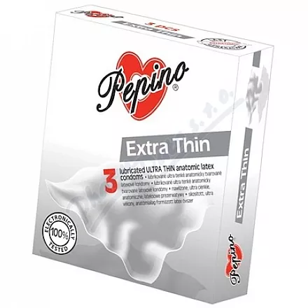 Prezervativ Pepino Extra Thin kondomy 3ks