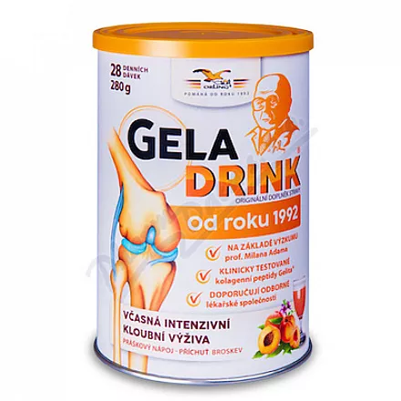 Geladrink nápoj broskev 280g