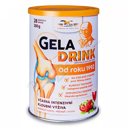 Geladrink nápoj jahoda 280g