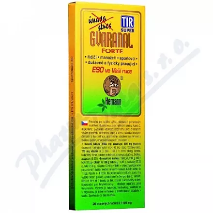 HEMANN Gvaranal forte tbl.20 z 1100mg