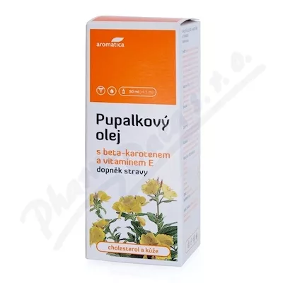 AROMATICA Pupalkový olej s beta-karot.+vit.E 55ml