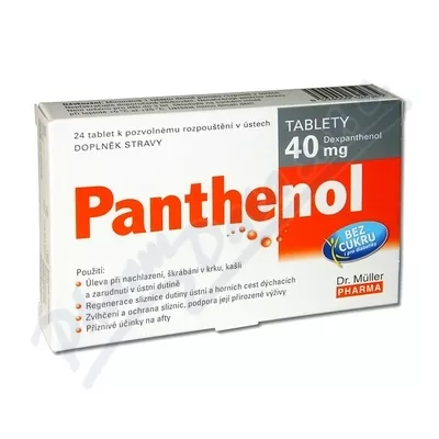 Panthenol tablety 40mg tbl.24 Dr.Müller