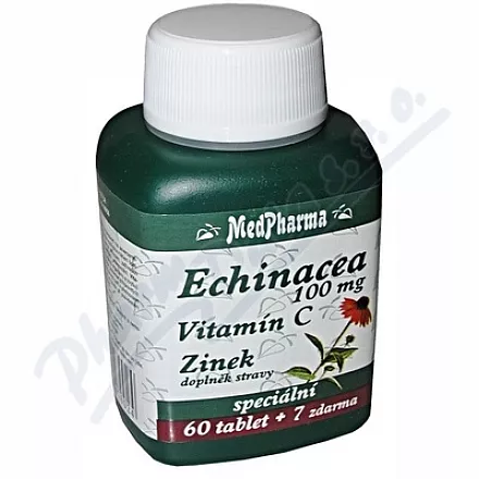 MedPharma Echinacea 100mg+vit.C+zinc tbl.67