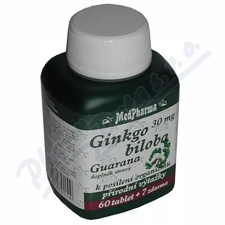 MedPharma Ginkgo biloba guarana cps.67