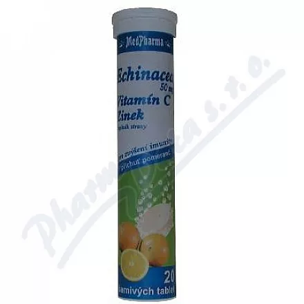 MedPharma Echinacea 50mg+vit.C+Zn tbl.eff.20