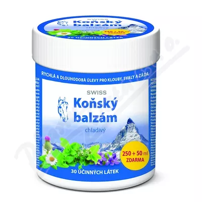 Balsam koński SWISS chłodzący 250 + 50 ml