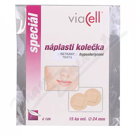 Kółka Viacell C120 24mm 15szt