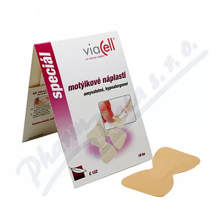 Viacell C122 plastry motylkowe 42x72mm 10szt