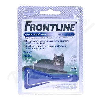 Frontline comboSpot On Cat 1x1 pipeta 0.5 ml - Veterinární přípravky a potřeby pro vaše mazlíčky.