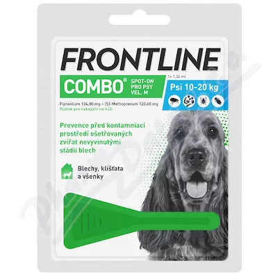 Frontline Combo Spot on Dog M pipeta 1x1.34ml - Veterinární přípravky a potřeby pro vaše mazlíčky.