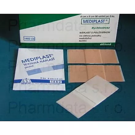 Mediplast szybki bandaż 8x4cm 3szt 1482