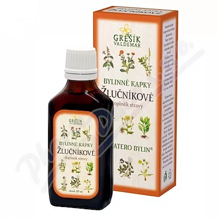 Trawiaste krople Pęcherzyk żółciowy 50 ml Dziewięć ziół