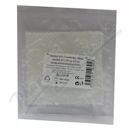 Pokrowiec sterylny - tiul 10x10cm/2szt Steriwund