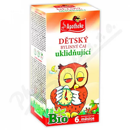 Apotheke Dětský bylinný čaj uklidňující BIO20x1.5g