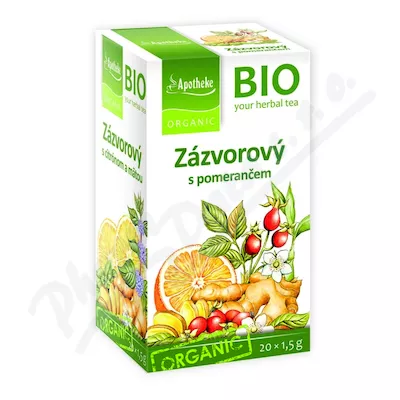 Apotheke BIO Herbata imbirowa z pomarańczą 20x1,5g