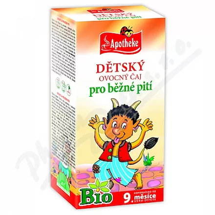 Apotheke Dětský ovocný čaj běžné pití BIO 20x2g