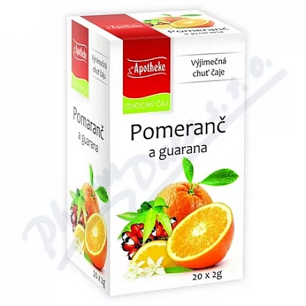 Apotheke Herbata z pomarańczą i guaraną 20x2g